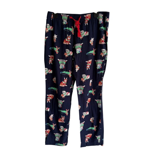 Old Navy Other - OLD‎ NAVY Holiday 2019 Mid-Rise Printed Animals Flannel Ladies Pajama Pants, M